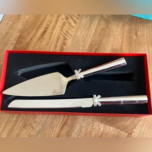 Kate Spade Grace Avenue 2 Piece Cake Cutting Set